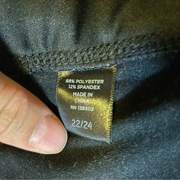 AVE Leisure Jacket Full Zip Black/Gray Hot Pink Accents Front Pockets 22/24 - Picture 12 of 16